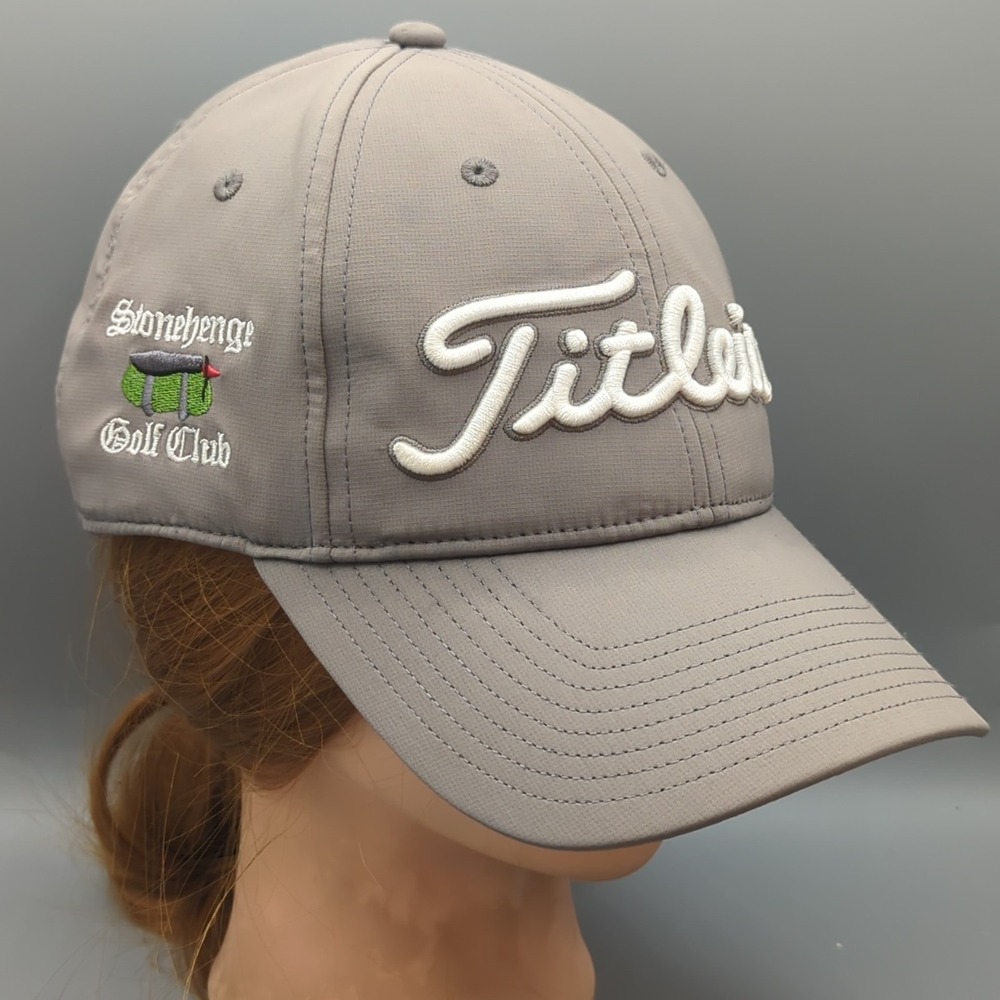 Stonehenge Golf Club Titleist Hat Cap Gray Strapback Adjustable